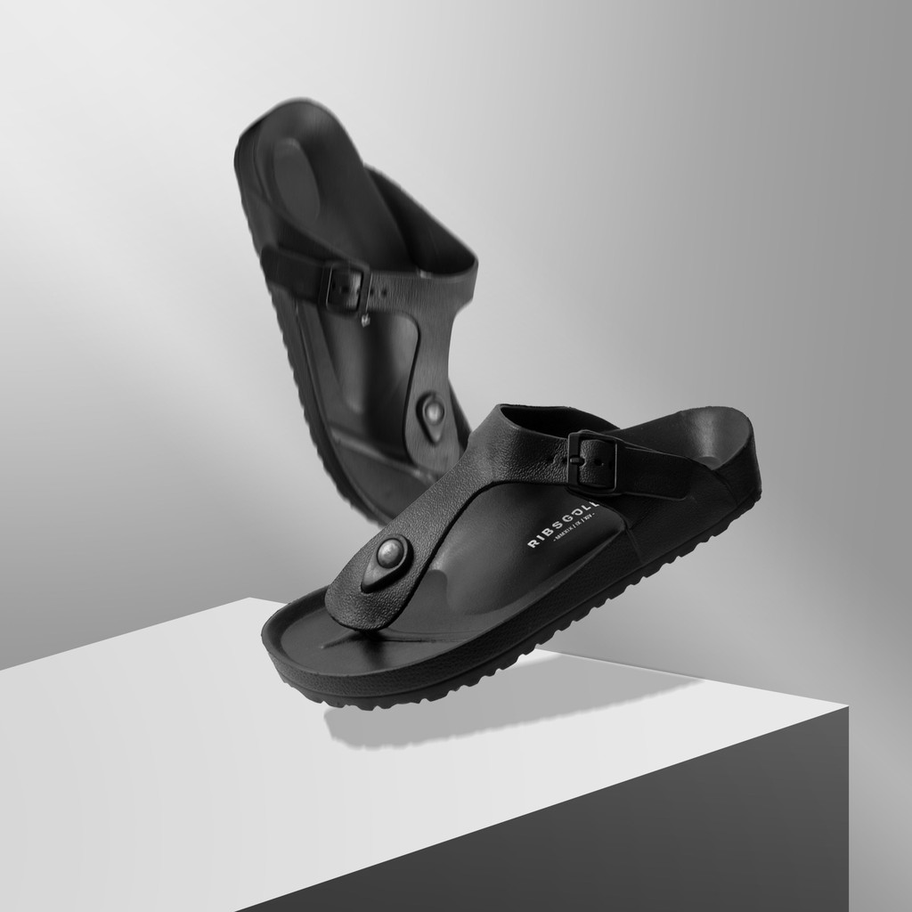 Ribsgold Slippers Winston Black