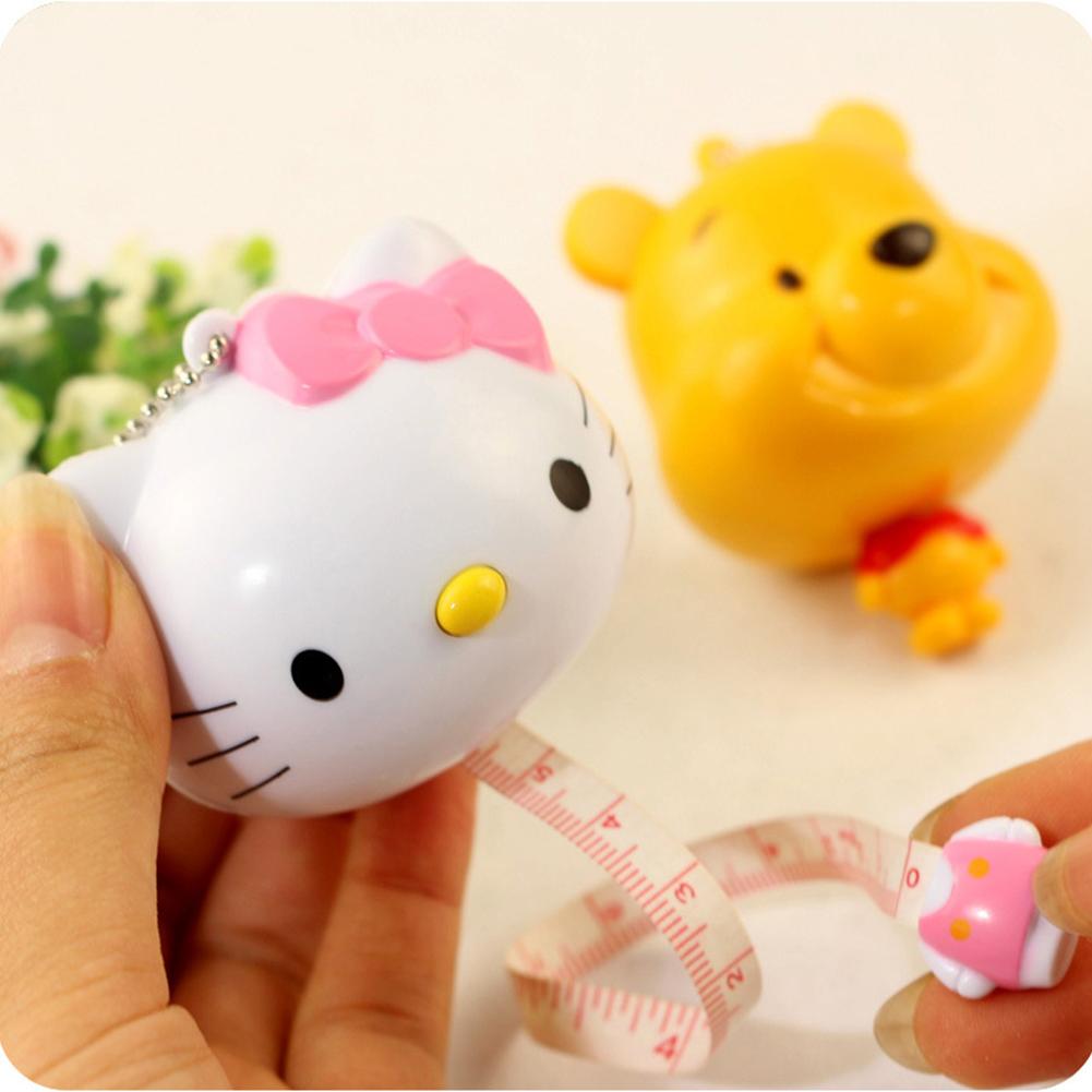 

100cm / 40 "Pita Pengukur Portabel Ditarik Penggaris Anak Tinggi Penggaris Sentimeter Inch Roll