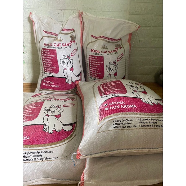 royal cat sand 25lt aroma (khusus Grab)