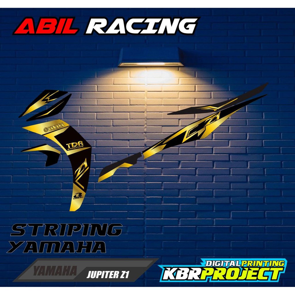 Striping - stiker motor -striping variasi jupiter z1