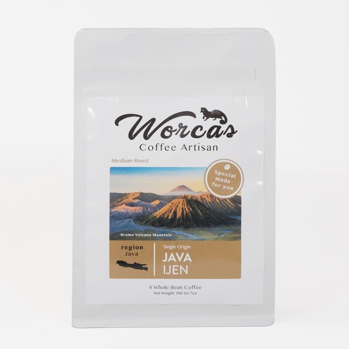 

Kopi Arabica Java Ijen 200 Gram Medium Roast (Biji/Bubuk) - kkp1394