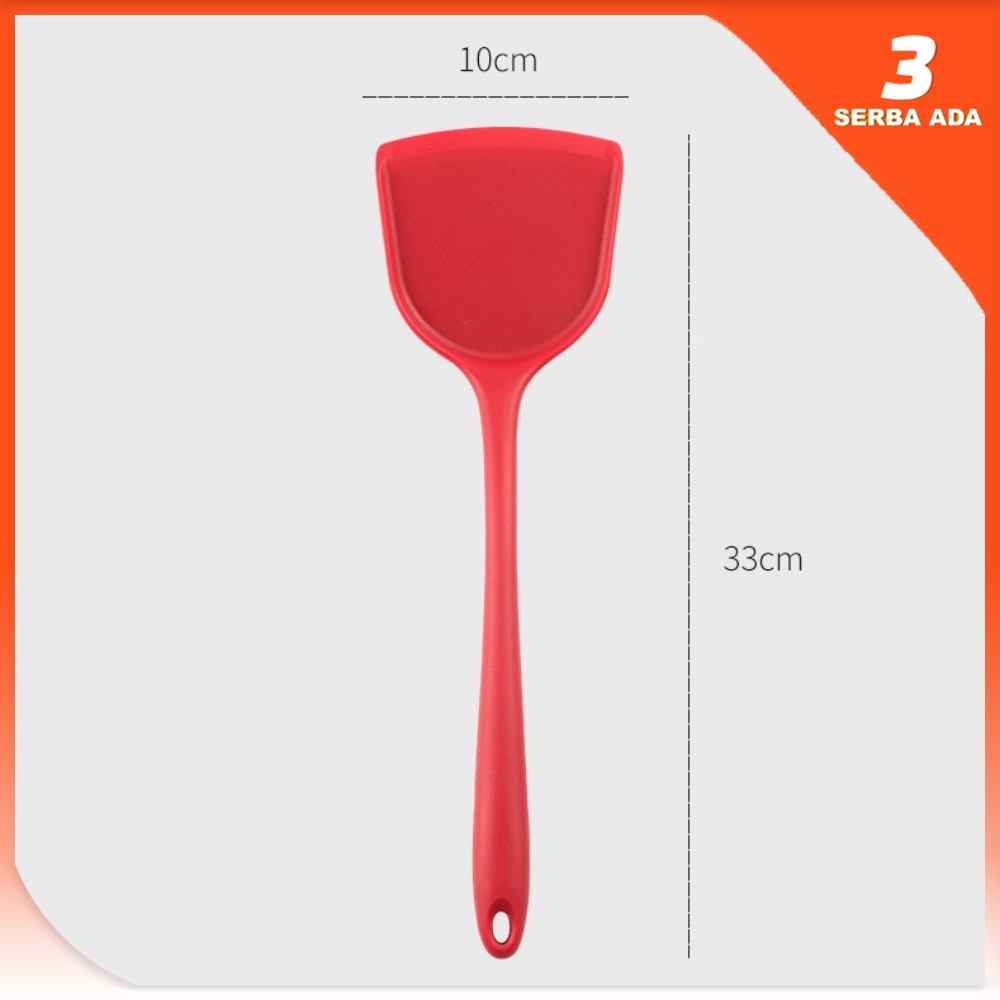 Sodet Silikon / Spatula Silikon Tahan Panas / Sutil Silikon Anti Lengket / Spatula Masak / Spatula Silicone / Spatula Untuk Memasak