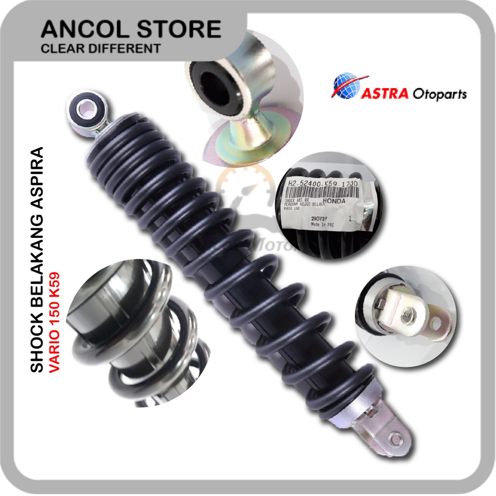 Aspira Shockbreaker Vario 125 150 ESP 340mm Shock Belakang Monoshock