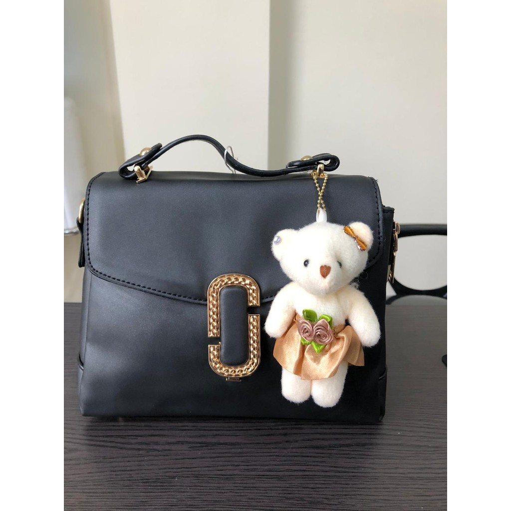 EL 5007 RISCE TAS SELEMPANG FREE GANTUNGAN BONEKA JELLY IMPORT WANITA CEWEK PEREMPUAN JAKARTA