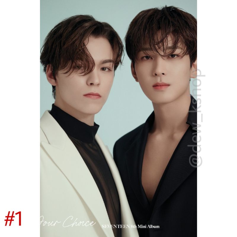 POSTER SEVENTEEN - 'Your Choice' OTHER SIDE Ver. #WONWOO #VERNON