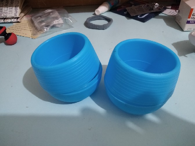 Pot Bulat Mini Vas Bunga Melamin Plastik Pot Bunga Kecil Minimalis Simple Praktis