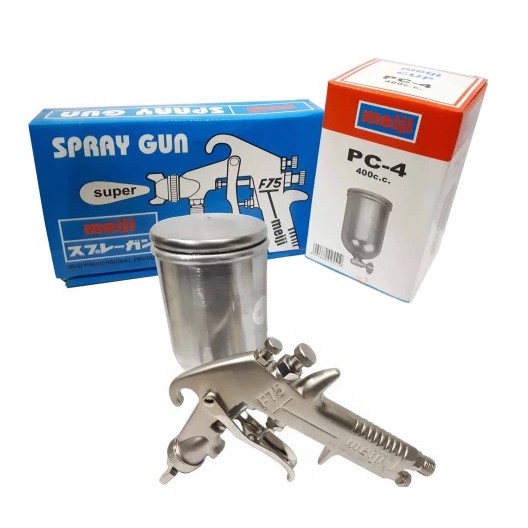 Spray Gun MEIJI F75 / F 75 Tabung Atas / Alat Semprot Cat SprayGun Meiji F 75 F75