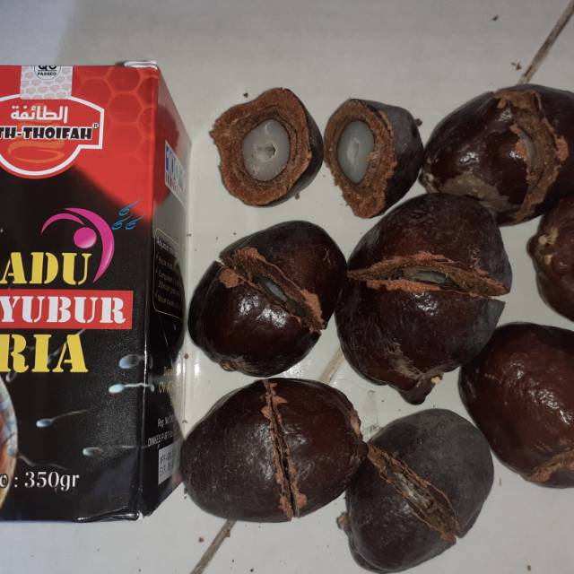 Buah zuriat madinah belah + madu penyubur pria