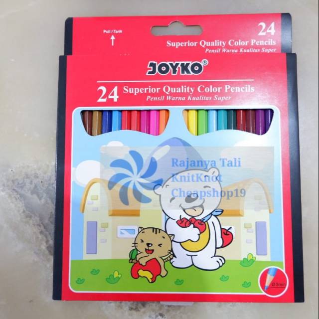 

Pensil Warna Joyko CP-24PB 24 warna CP24PB