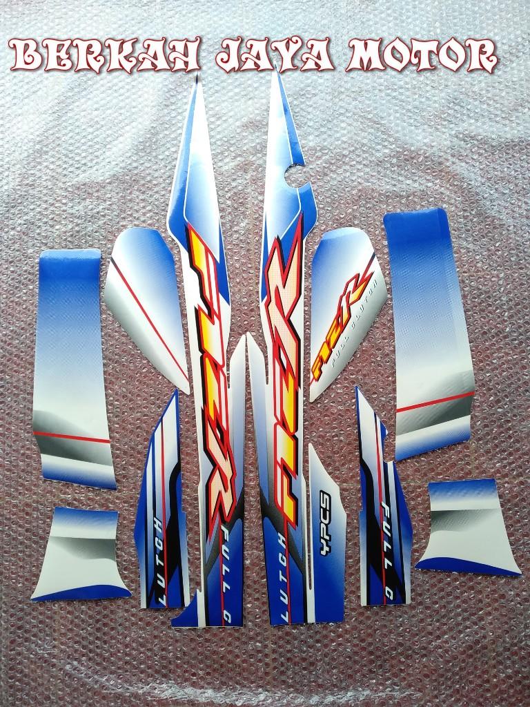 STRIPING STICKER F1ZR TAHUN 2003 PUTIH BIRU