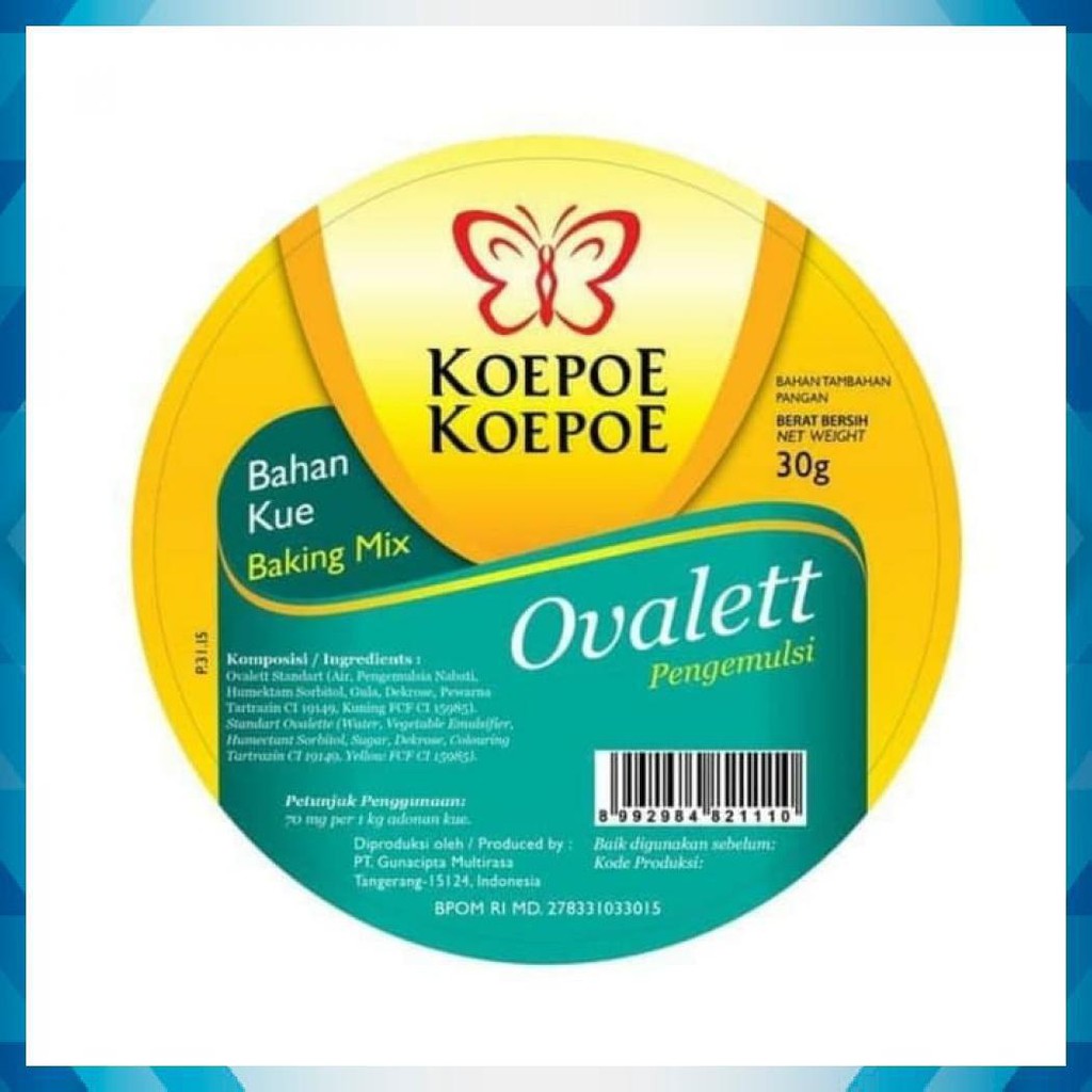 

KOEPOE KOEPOE OVALETT 35 GRAM