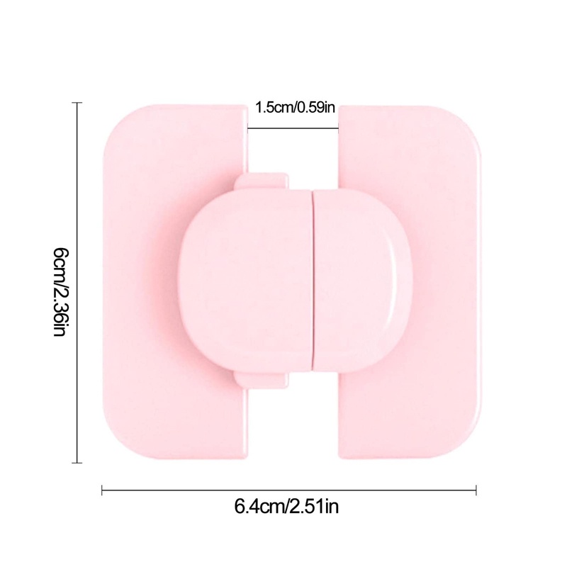 Safety Lock Pengaman Pintu Kulkas Serbaguna Pengunci Pintu Tambahan