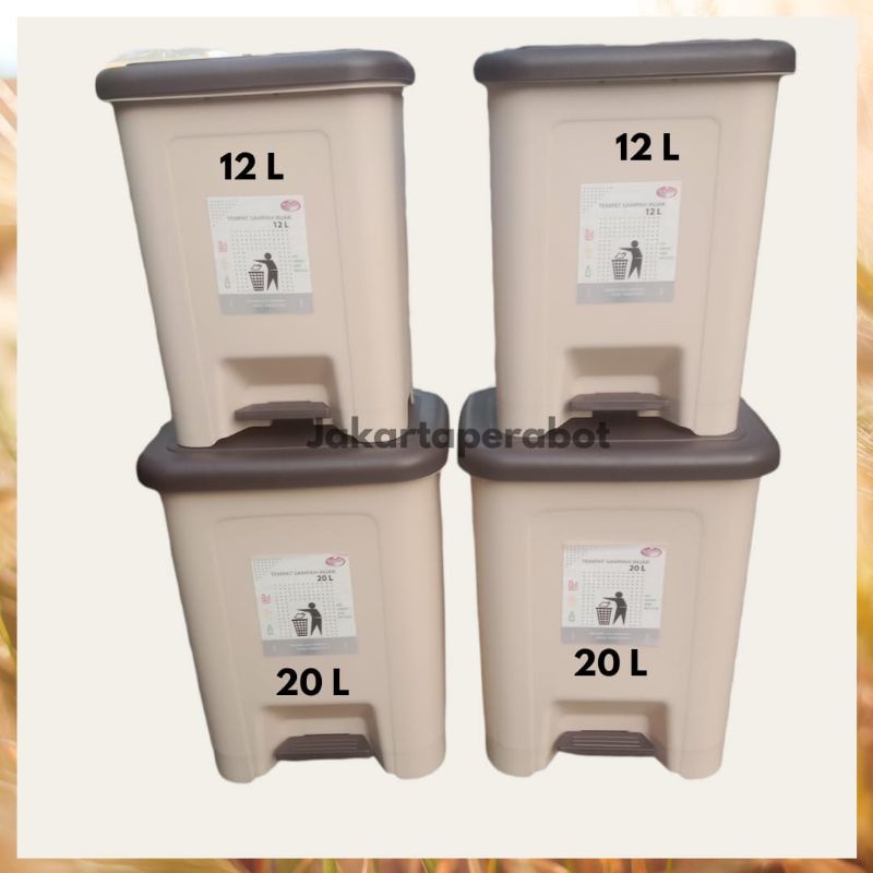 SALE!!! TEMPAT SAMPAH INJAK 12-20 LITER / TEMPAT WADAH SAMPAH INJEK 12-20 LITER LOVENIA ko