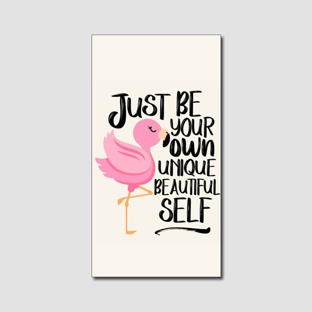 

SyabilMart FLAMINGO FLAMINGGO QUOTE WALLDECOR HIASAN PAJANGAN DEKORASI RUANG DINDING POSTER 30X16 01