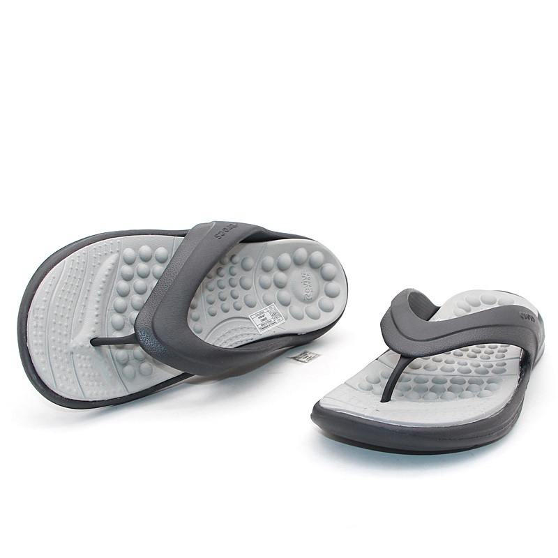 Crocs /  Sendal Jepit Pria Dan Wanita Sendal / Crocs Reviva Flip Rubber Original / Anti Air205545