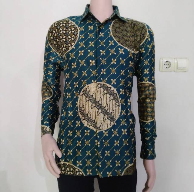 KEMEJA BATIK SEMI SUTRA SILKY PREMIUM SUPER BERFURING BATIK PEKALONGAN HALUS M L XL XXL