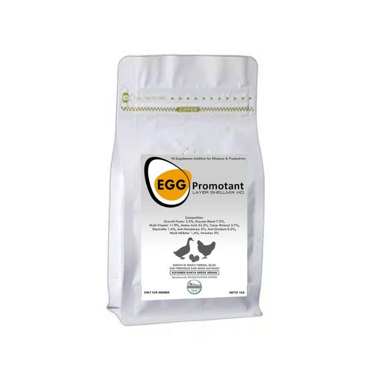 Egg Promotant-Layer Shellmix HD Premix Stimulant Ayam & Bebek Petelur