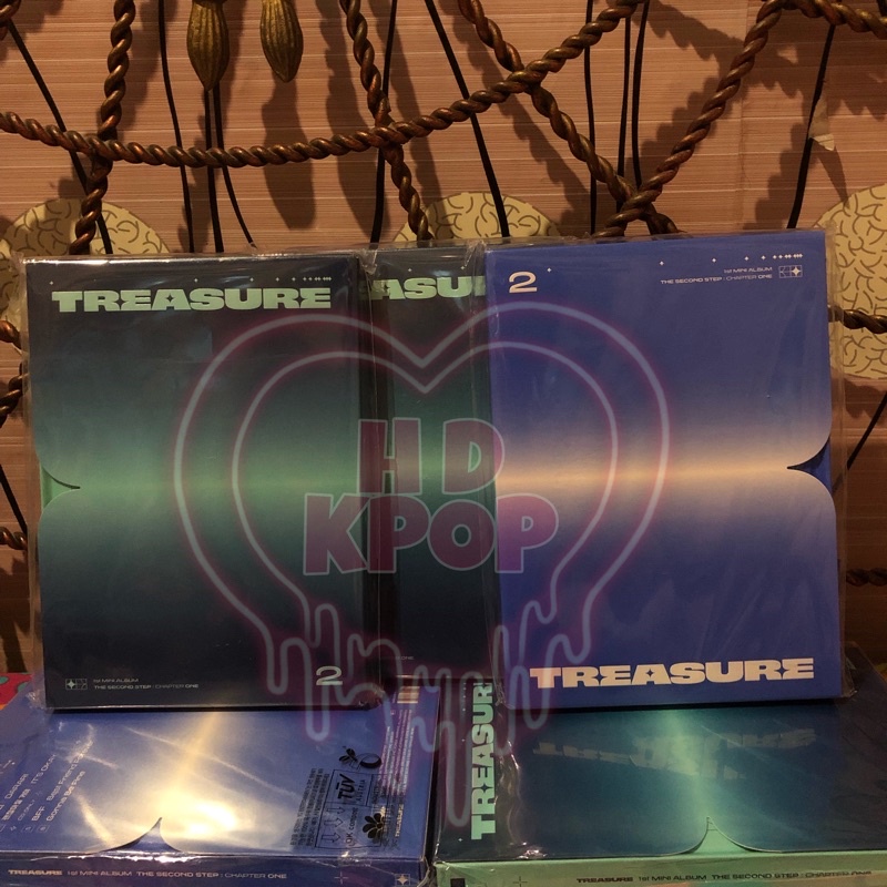 READY SEALED FIRST PRESS TREASURE The Second Step Comeback Album Photobook Digipack Kit ver Ktown PO