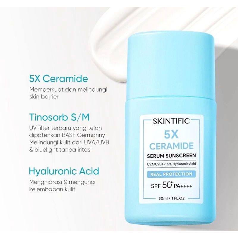 Skintific 5X Ceramide Serum Sunscreen SPF 50 PA+++ 30ML