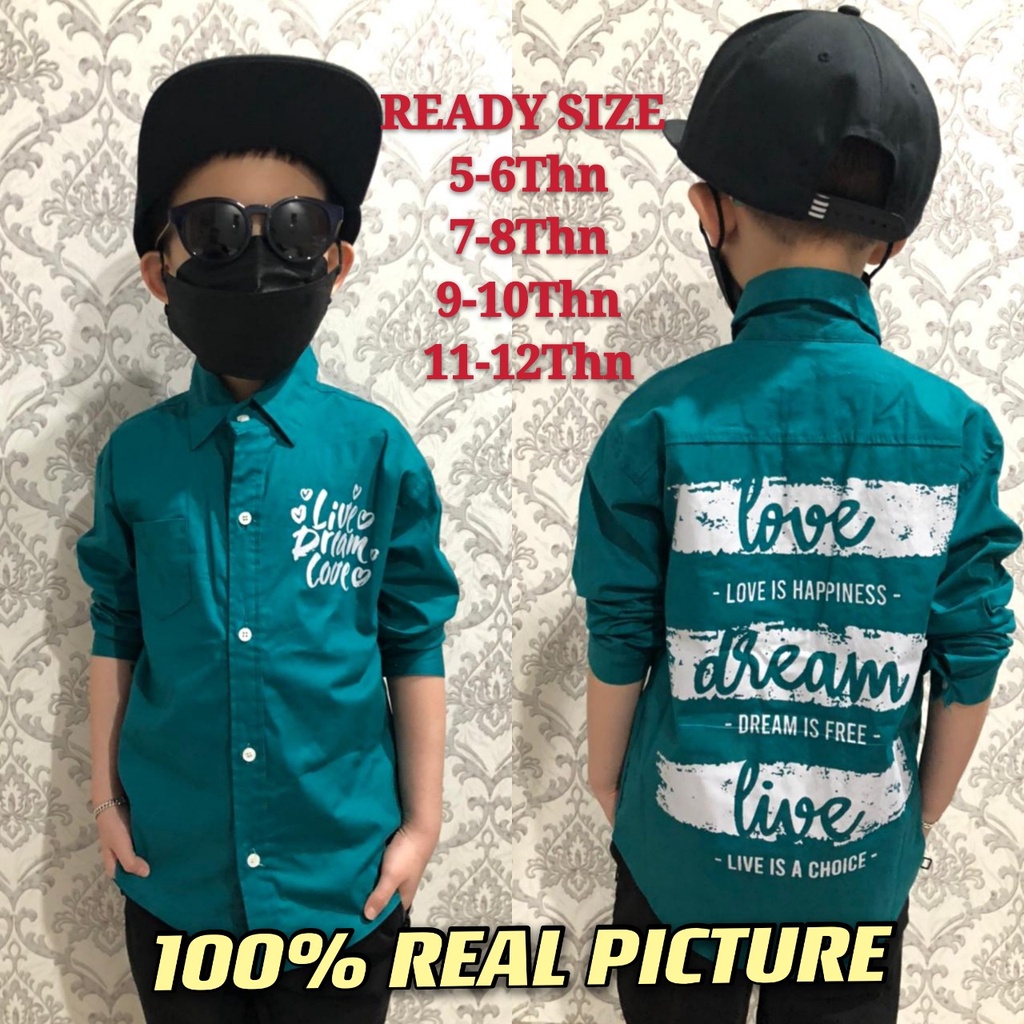 Daniela_Colection / LIVE / kemeja anak laki laki / baju kemeja anak laki laki / Kemeja anak laki lak