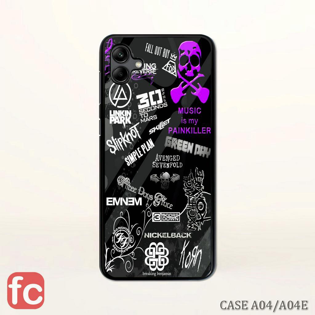 Case Hd Samsung A04 A04E With Protector Camera | FR43 Aesthetic | Case Glossy Hd A04 a04e | Casing K