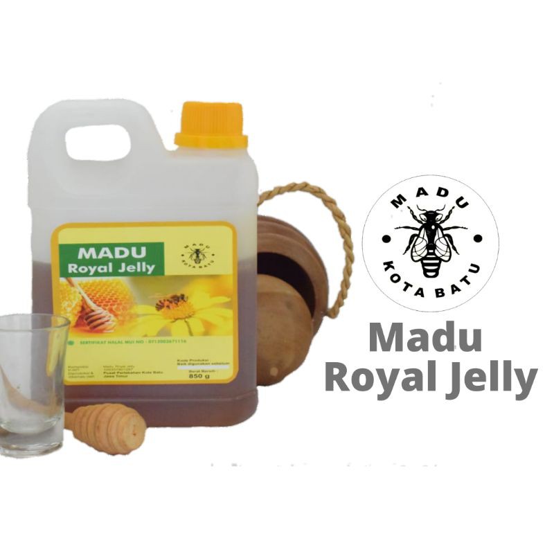 

Madu Asli Murni Royal Jelly 2 IN 1(Madu Murni + Royal Jelly / susu ratu lebah ) Jirigen 850 gr