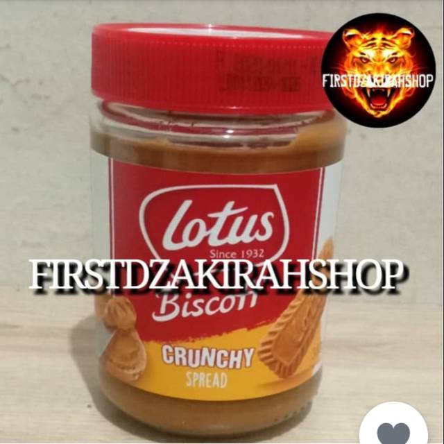 

Lotus biscoff crunchy spread selai lotus 380gr