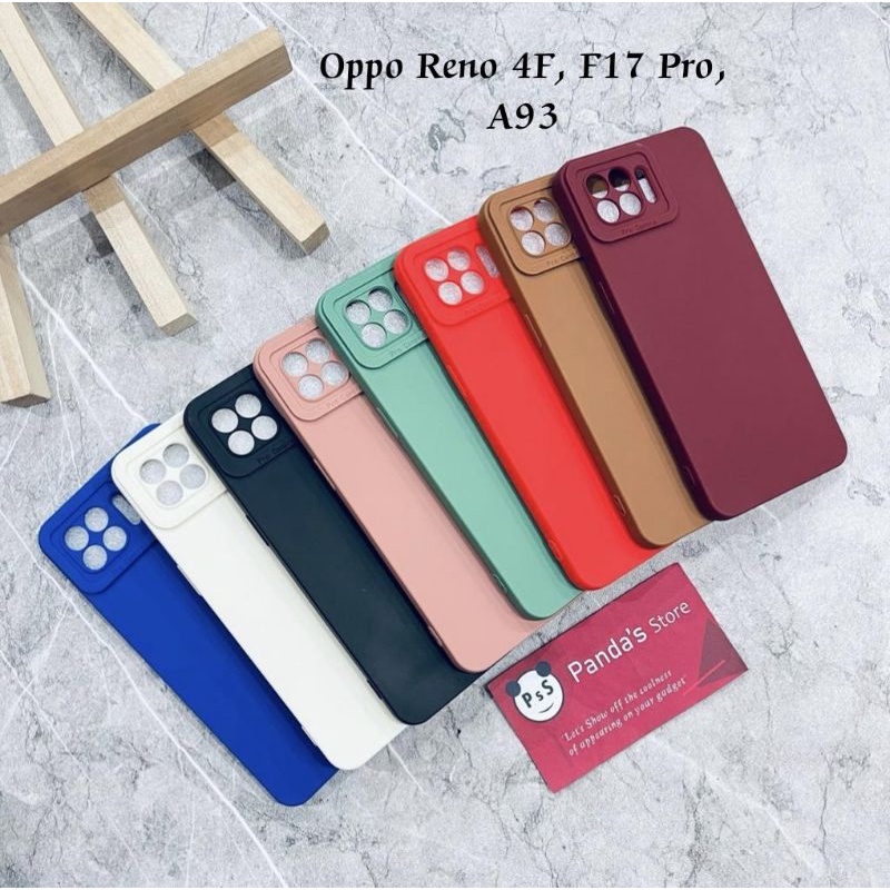 Softcase Pro Camera Oppo Reno 4F, F17 Pro, A93 Candy Case Full Color 3D Silikon TPU