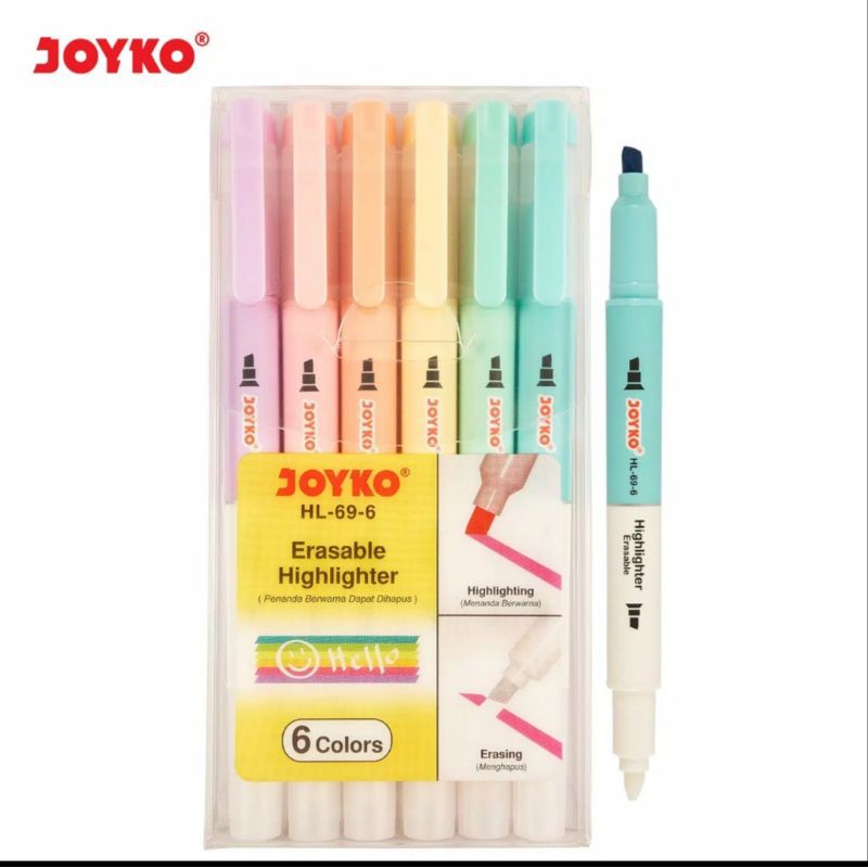 

erasable highlighter joyko HL-69-6
