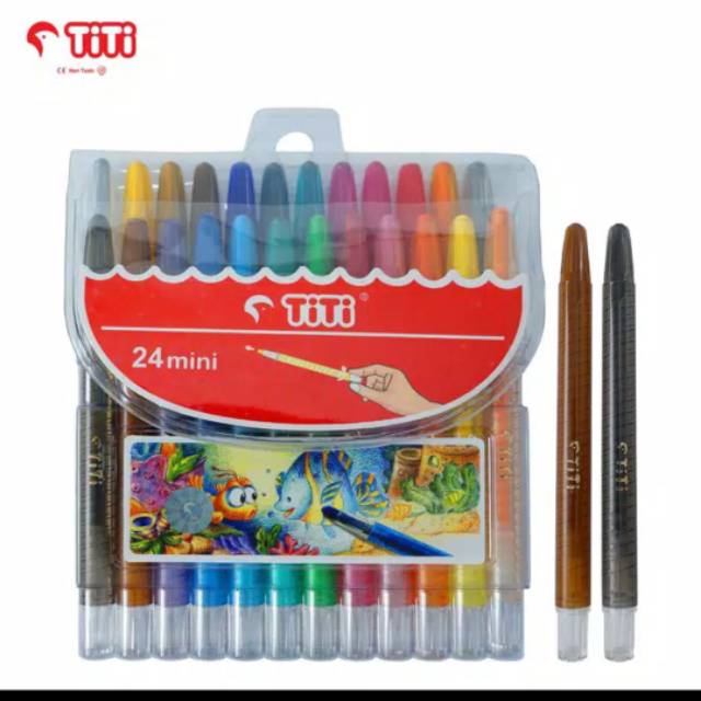 

Crayon titi putar isi 24 warna