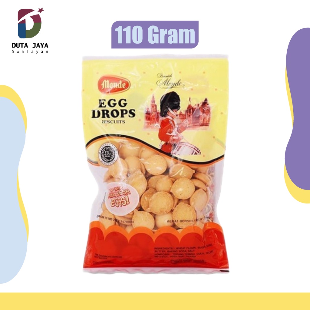 

Monde Egg Drops Biskuit 110 Gram