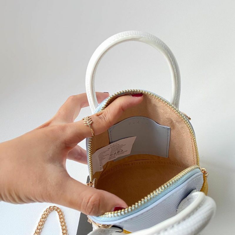 10.10 SALE | PDRO Mini Lizard-effect Top Handle Bag