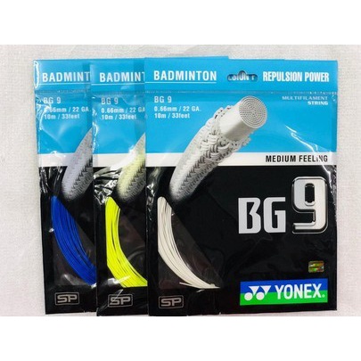 SENAR BADMINTON YONEX BG9 / BG 9 ORIGINAL SUNRISE SP BERGARANSI