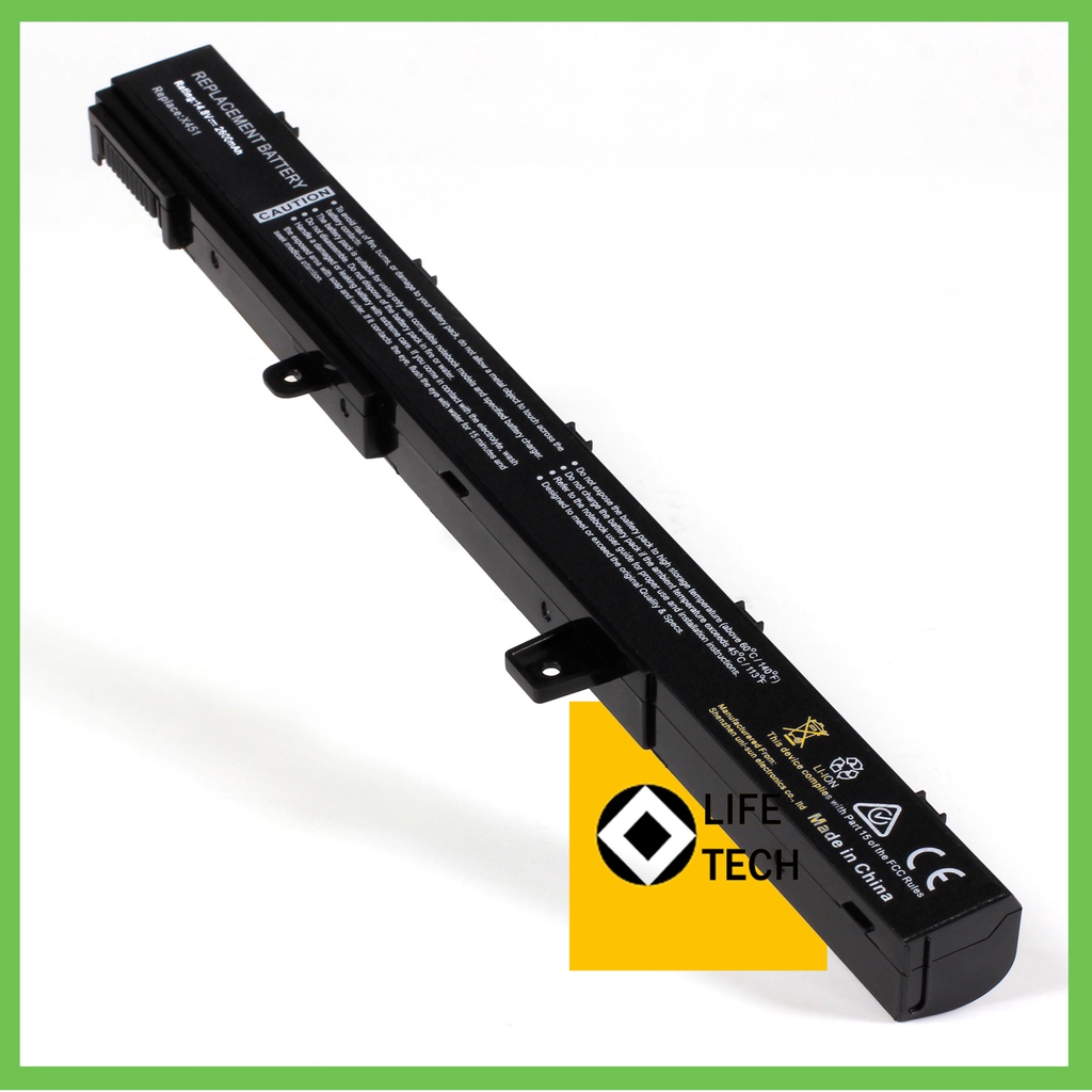 Battery Baterai Laptop Notebook Asus A31N1319 A31LJ91 X45LI9C YU12008-13007D YU12125-13002 X451 X451C X451CA X451M X451MA X551 X551C X551CA X551MA D550 D550MA A41N1308