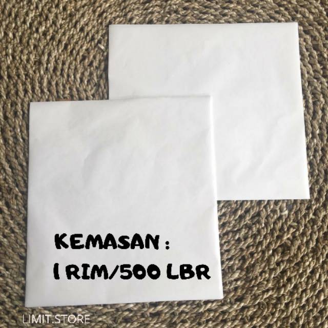 

Kertas nasi KFC Kertas Burger Kertas Kebab Polos 22x20 food Grade Paper Wrap Laminasi Kemasan Rim