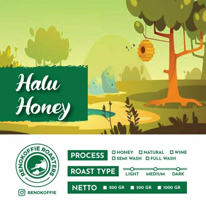 

Green Bean Arabika Gunung Halu Honey 1kg