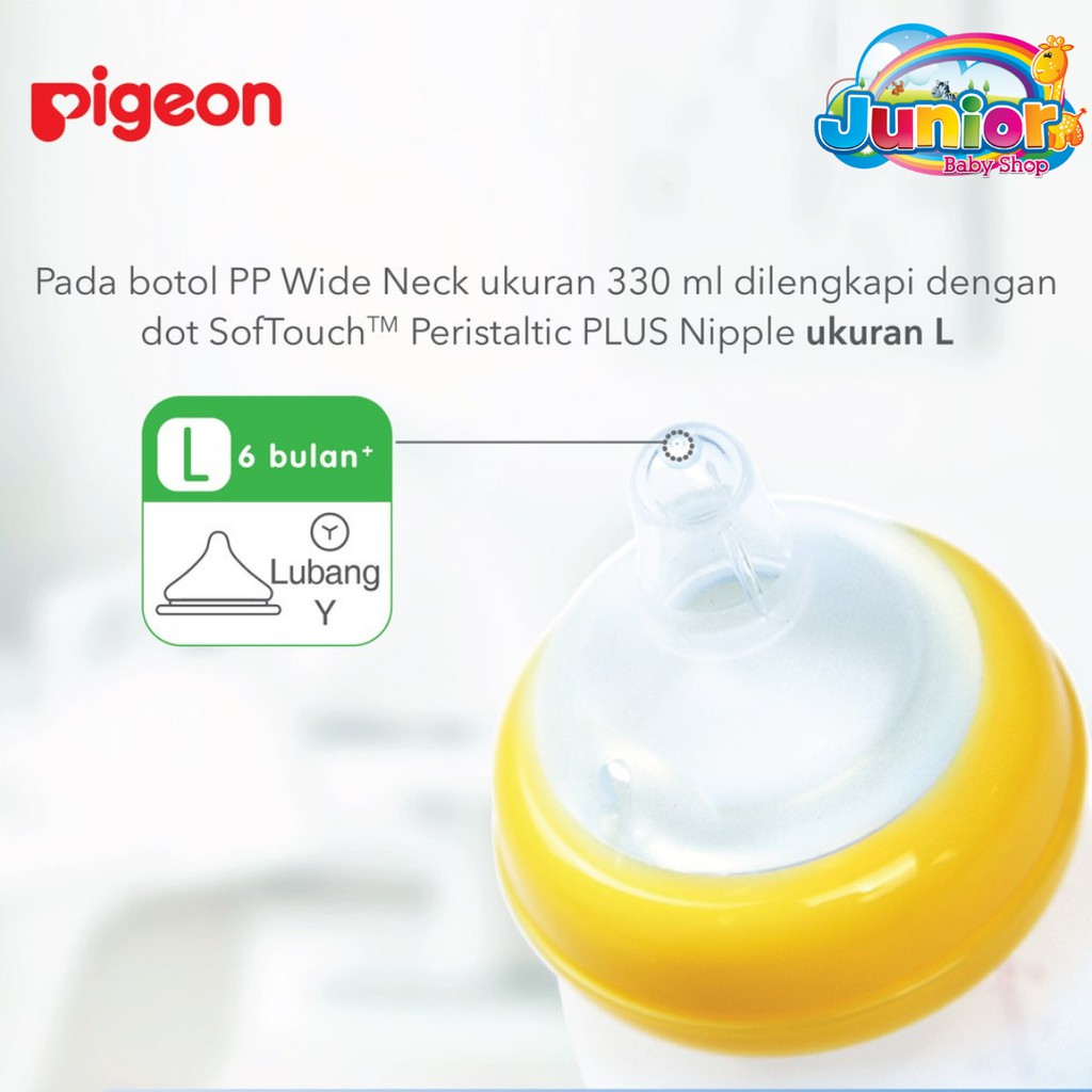Pigeon Botol PP Wide Neck 330ml
