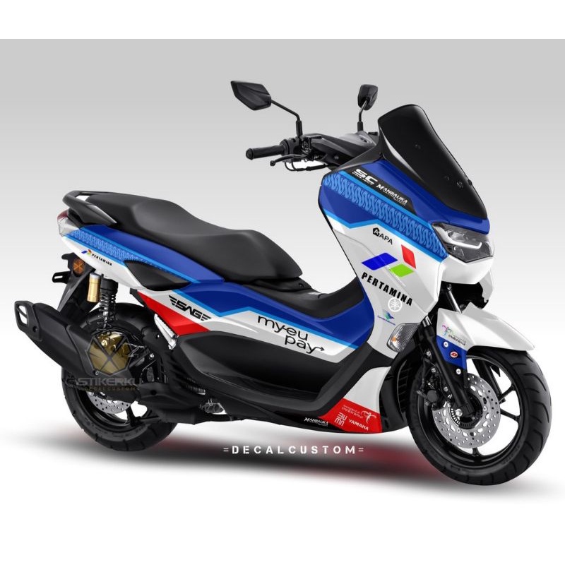 Decal new nmax 2020 full body Striping motor nmax 2020 full motif Stiker nmax variasi