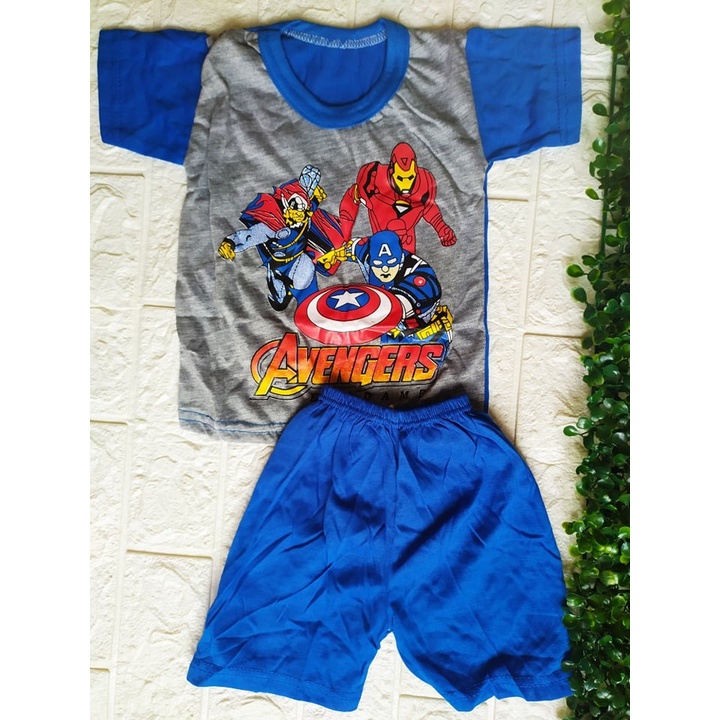 Setelan Baby PDK /0-12Bulan /Murah Berkualitas /Real Picture / Avengers