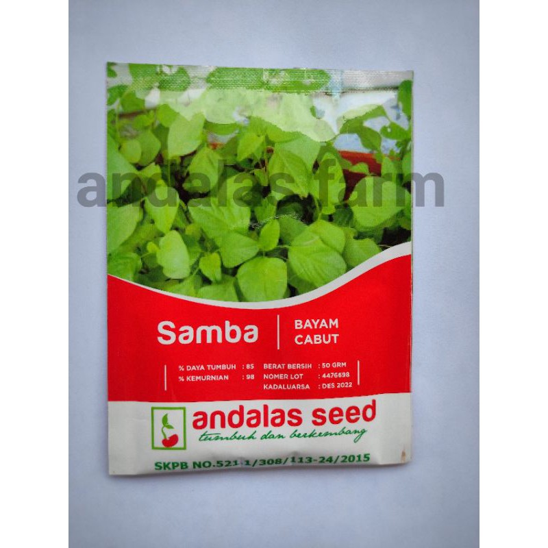 

samba (bayam cabut) @50gr