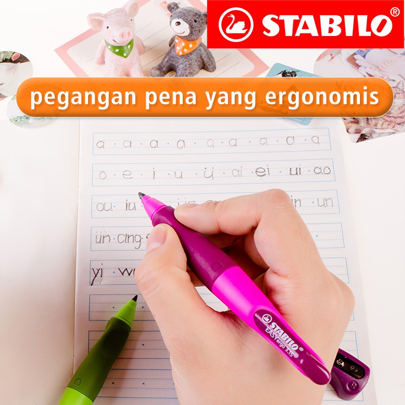 

Pensil mekanis ergonomis STABILO EASYergo 3.15 pupil pensil for beginner HB pensil easy to grasp