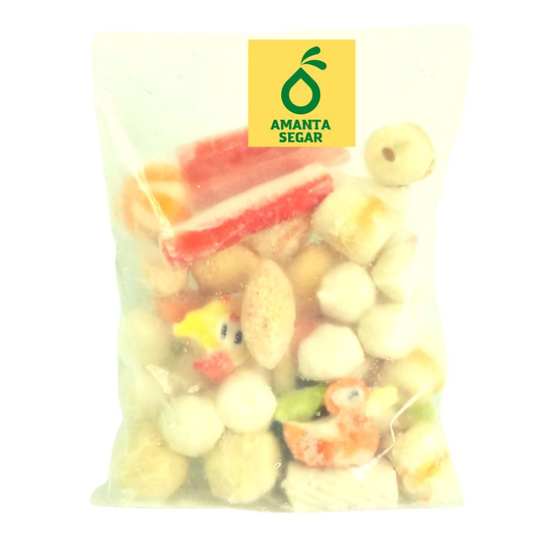 

Premium Steamboat Mix Cedea 500 g | Steamboat Mix Cedea Kiloan | Amanta Segar Frozen Food