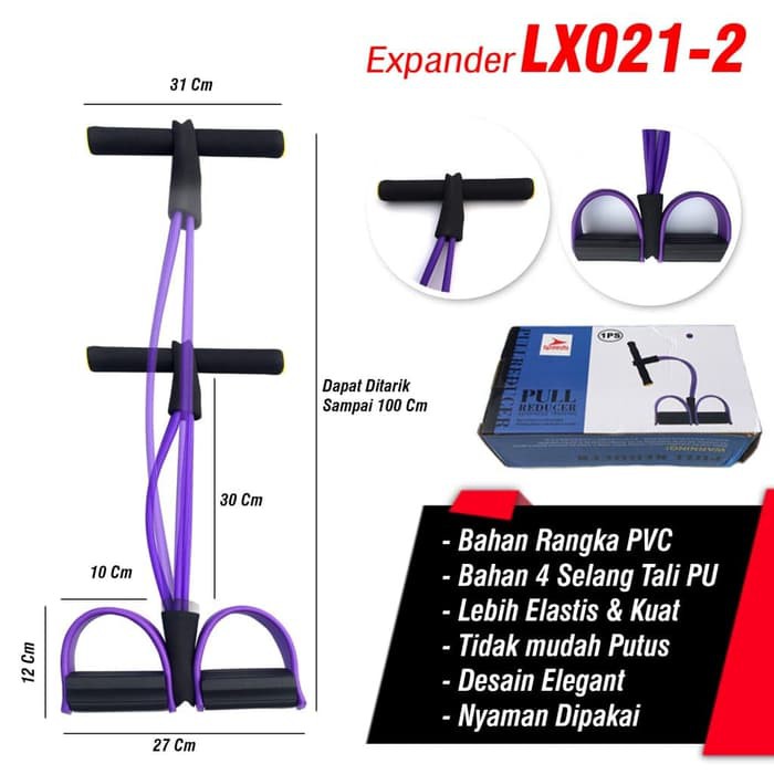 Expander untuk peregangan tubuh fitness gym LX021-2