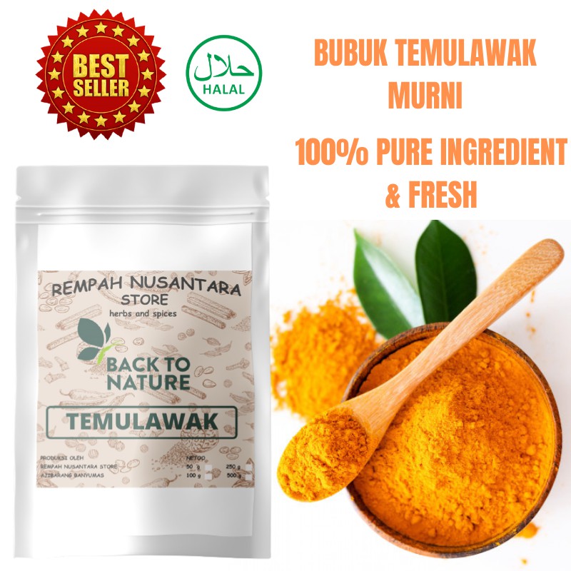

Temulawak Bubuk Murni Asli Tanpa Campuran Temulawak Bubuk Herbal