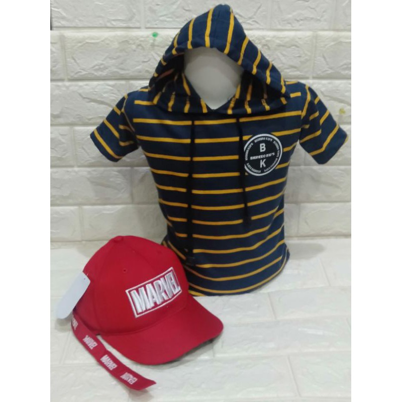 HOODIE ANAK GRATIS TOPI 2IN1 MARVEL/HOODIE SALUR