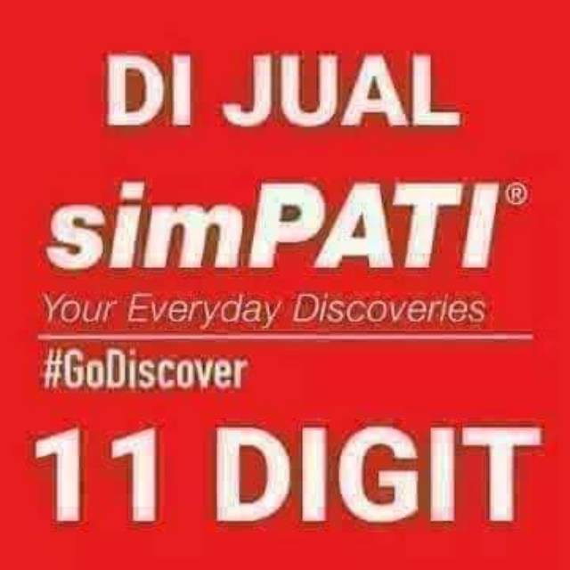 Perdana simpati 11 digit