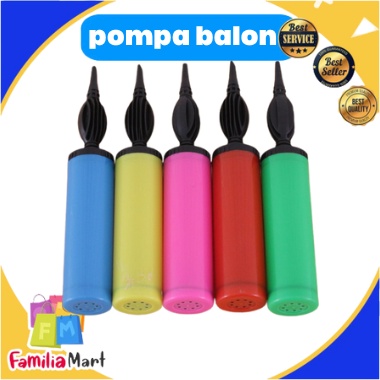 Pompa Balon Tangan Manual Hand Pump Ukuran Besar Warna Warni Alat Pompa Tiup Kolam Renang Pelampung Ban Renang Portable Mini