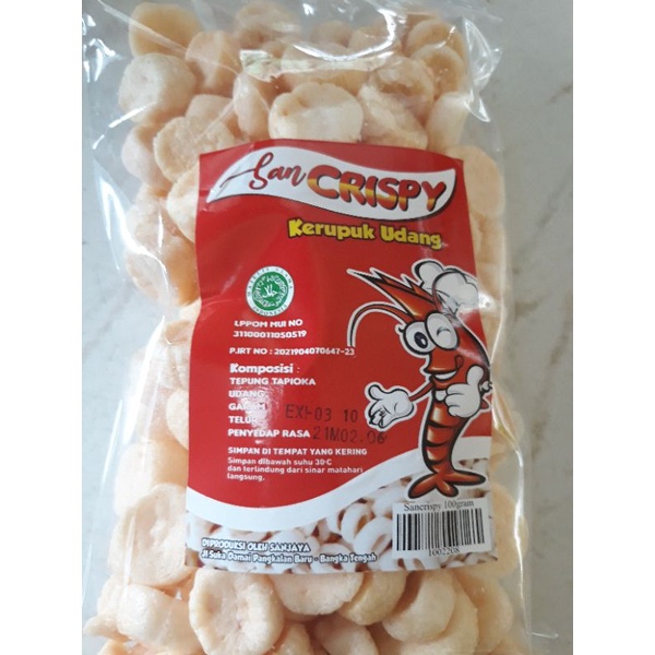 

KERUPUK UDANG SAN CRISPY 200 GRAM