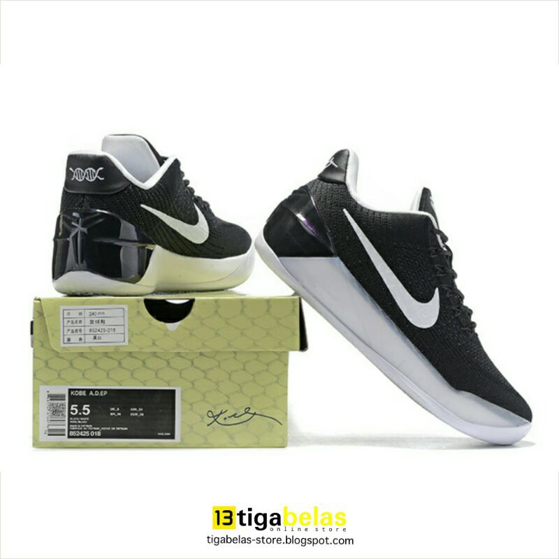 kobe ad white black