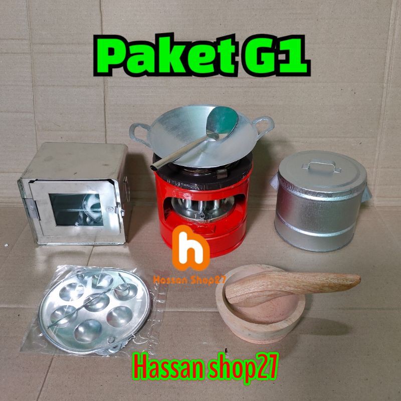 Paket masak masakan mini seri G Paket kompor mini minyak Paket masak masakan mini seri G Paket kompor mini minyak